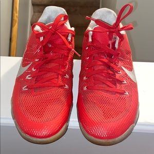 Kobe 11 red and white clear sole